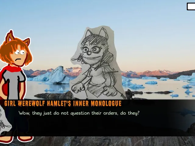Girl Werewolf Hamlet Saves Christmas