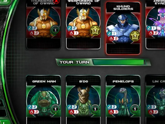 Green Lantern Battle Cards
