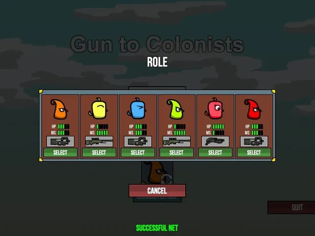 Gun to Colonists
