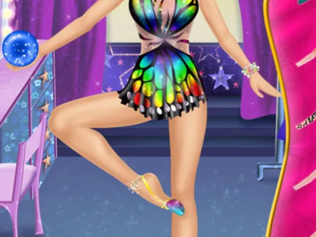 Gymnastics Salon - Makeup & Dressup Girls Game