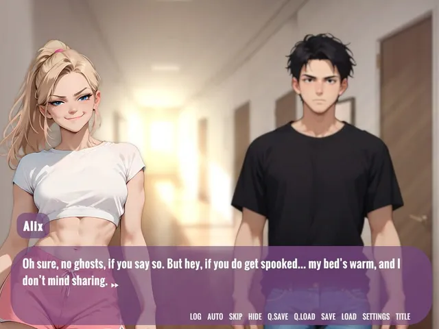Help! My New Roommate Is a Hung Goth Futanari Ghost!