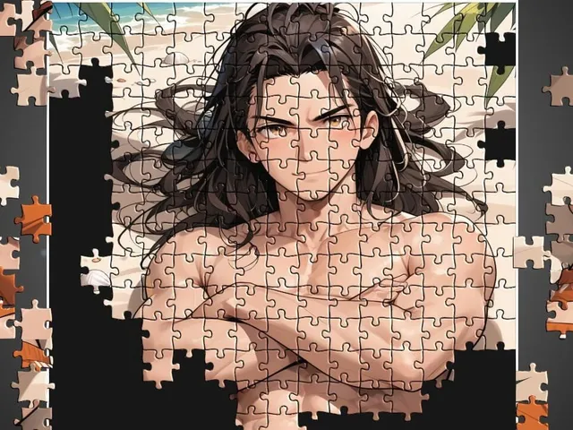 Hentai Puzzle: Muscular Guys