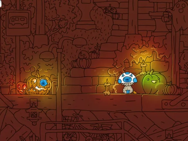 Hidden Capybaras with Orange and Pumpkins: Spooky Halloween Edition