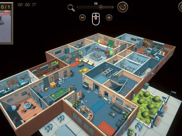 Hidden Office Top-Down 3D