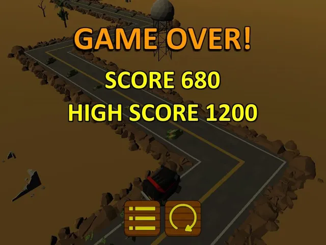 Highway Getaway: ZigZag Blocky Car