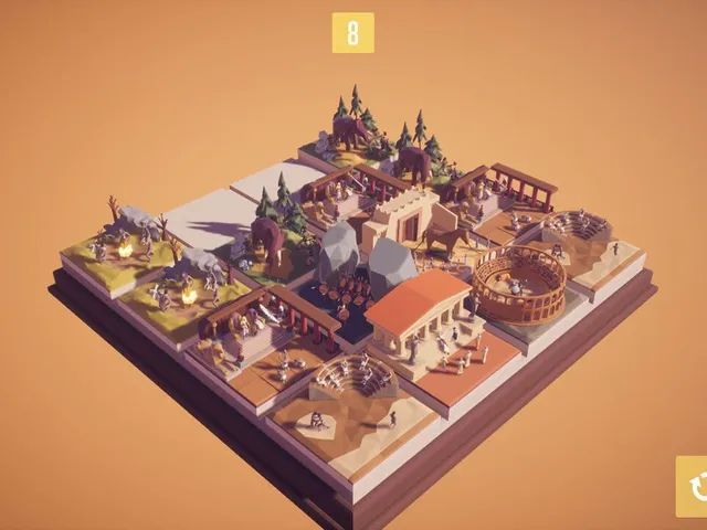History2048: 3D puzzle number game