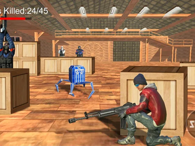 Indoor Sniper Shooting Alpha Strike in Corona Virus Lockdown