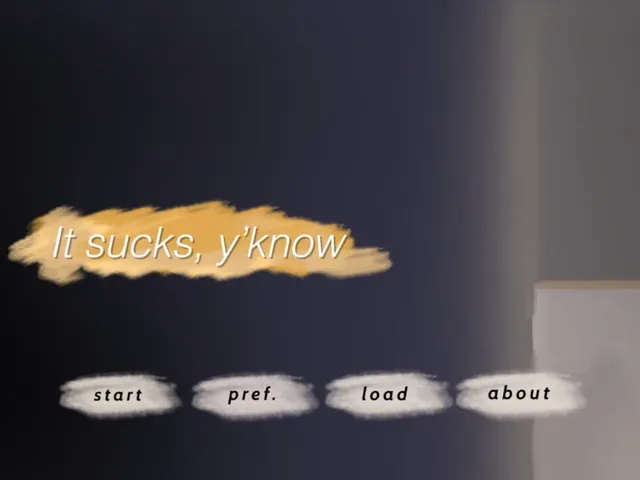 It sucks, y'know