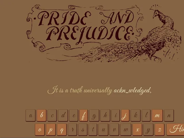 Jane Austen Simulator: Pride and Prejudice