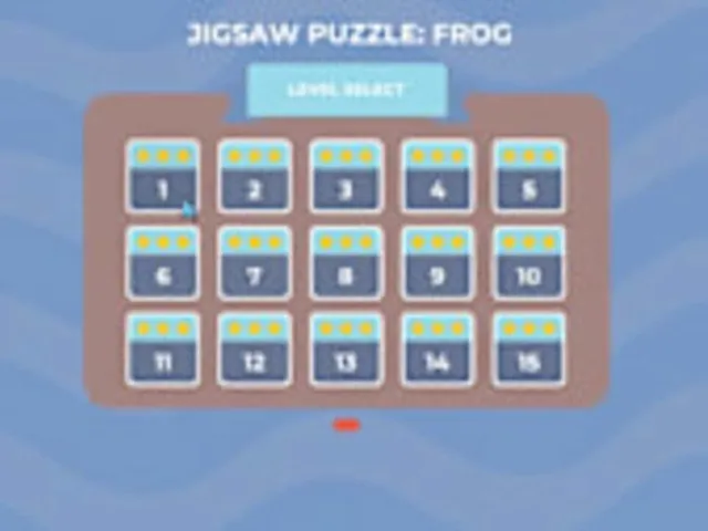 Jigsaw Puzzle: Frog