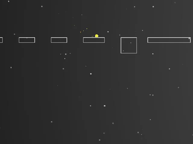 Just a ball: Jumping in the space