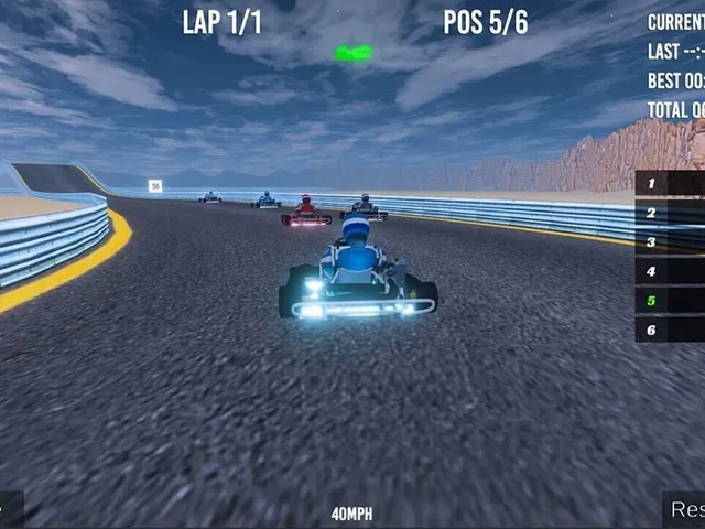 Kart Crazy Race Simulator Game