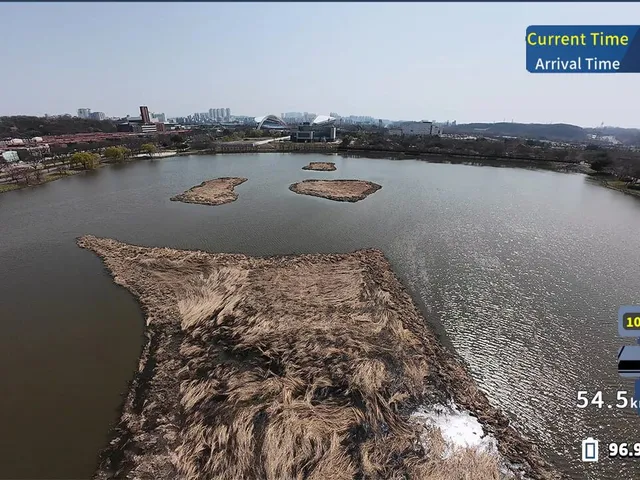 Korean Drone Flying Tour Ansan-si