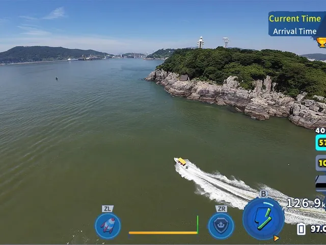 Korean Drone Flying Tour Odong-do Dragon Cave