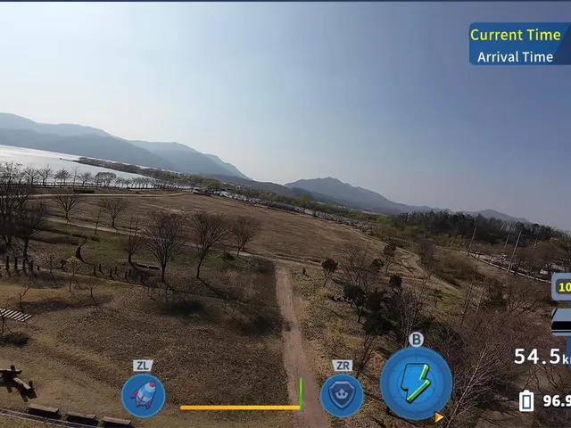 Korean Drone Flying Tour Paldang Water Fog Park