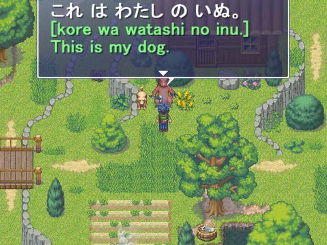 Learn Japanese RPG: Hiragana Forbidden Speech