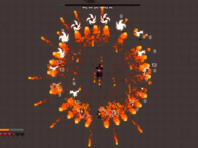 Little Fire Girl Fights Final Boss