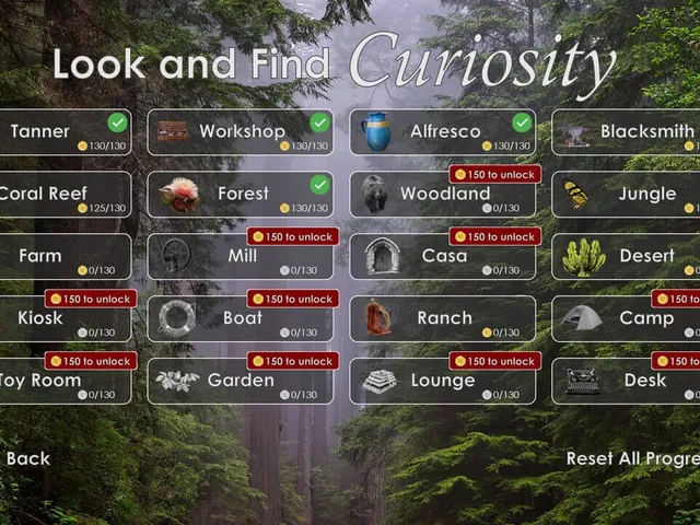 Look and Find: Curiosity
