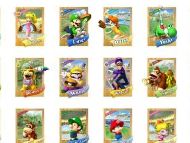 Mario Super Sluggers Cards