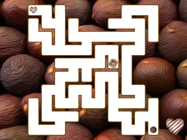 Maze Art: Brown