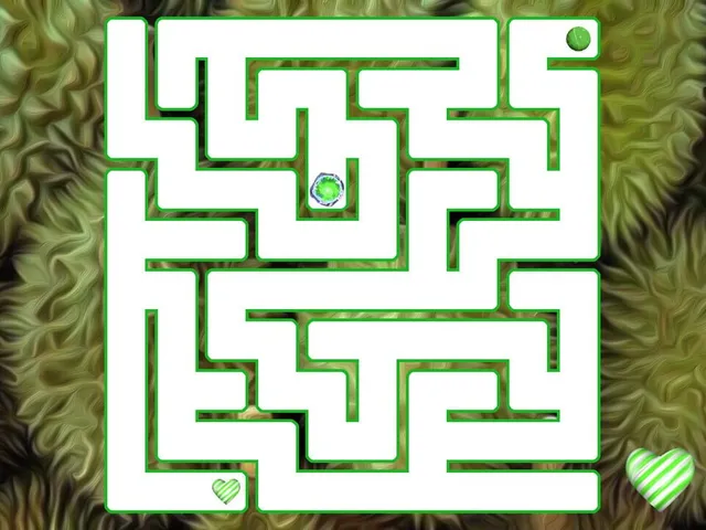 Maze Art: Green