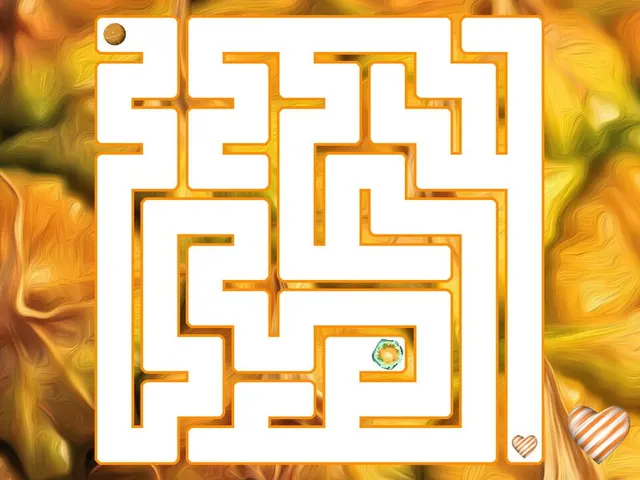 Maze Art: Orange