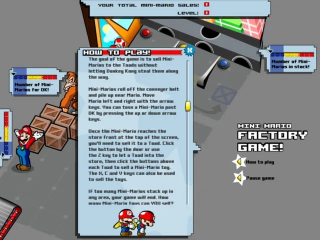 Mini-Mario Factory Game!