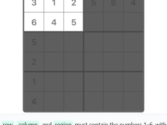 Mini Sudoku
