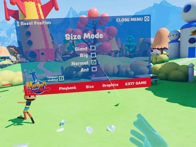 Morgan lives in a Rocket House in VR