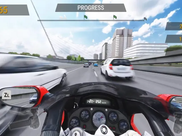 Moto Racer Highway Traffic