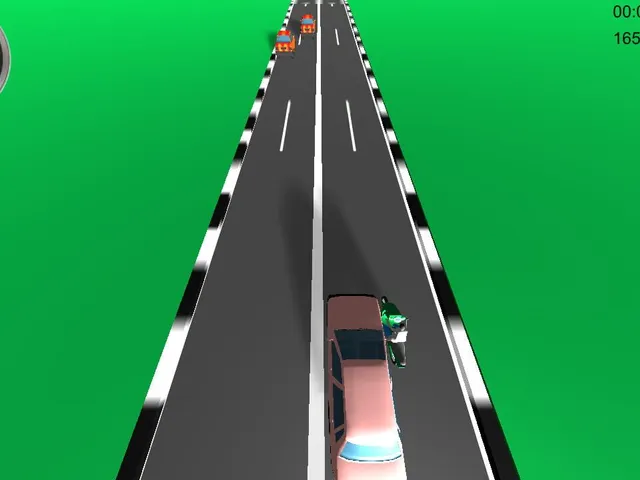 Motorbike Traffic Splash