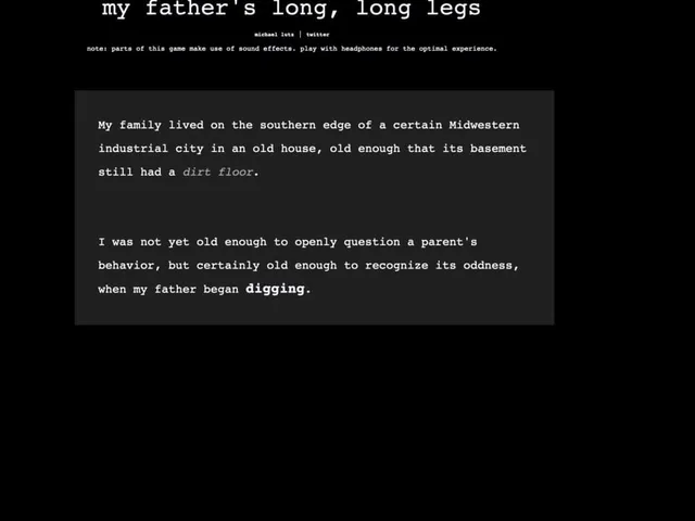 My Father's Long, Long Legs