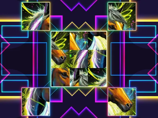 Neon Fantasy: Horses