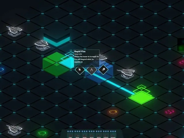 Neon Grid Defenders