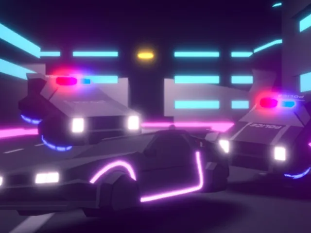 Neon Heist: Cyber Drive chase