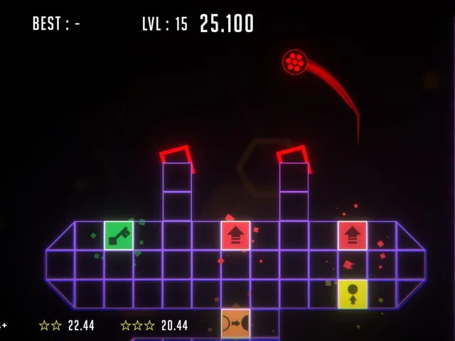 Neon Puzzle Ball