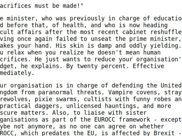 Occult Defence Agency Budgeting Simulator