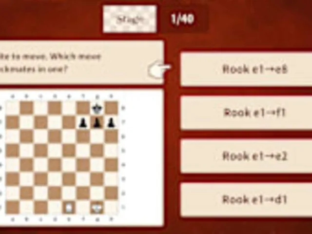 One-Move Checkmate: Chess Brain Trainer