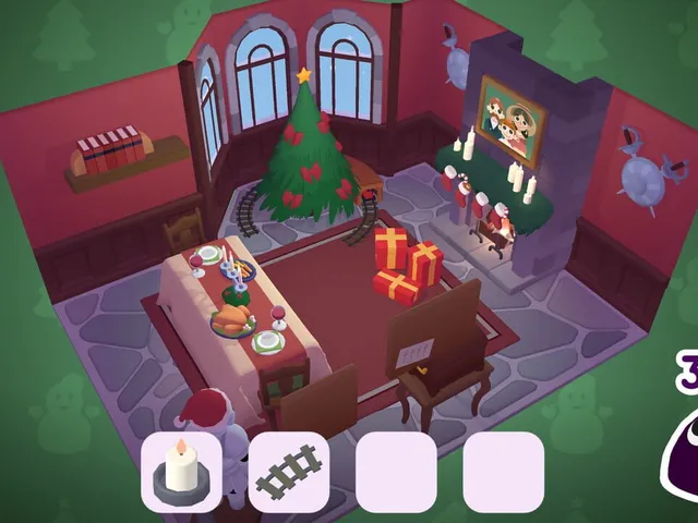 Peek-A-Mimic Christmas Castle
