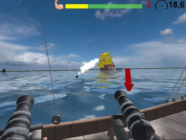 Pirates. Naval battle