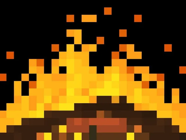 Pixel Fireplace