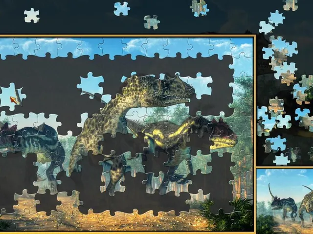 Pixel Puzzles Dinosaurs Jigsaws