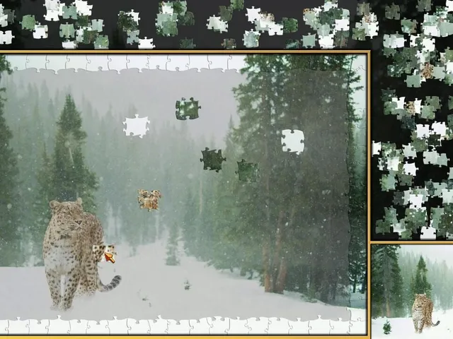 Pixel Puzzles Winter Jigsaws