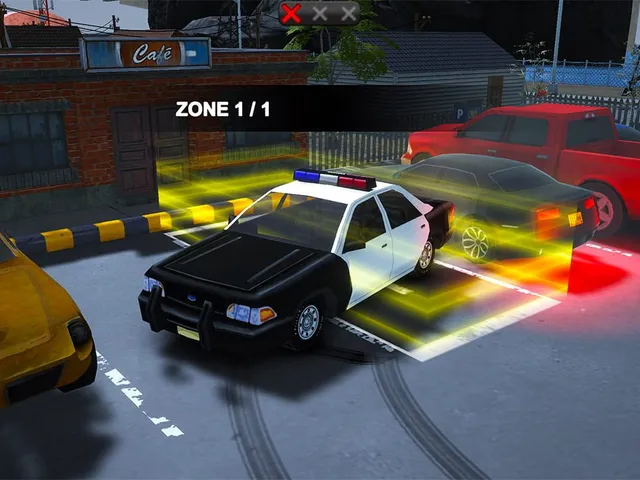 Police Car Driver: City Parking Simulator