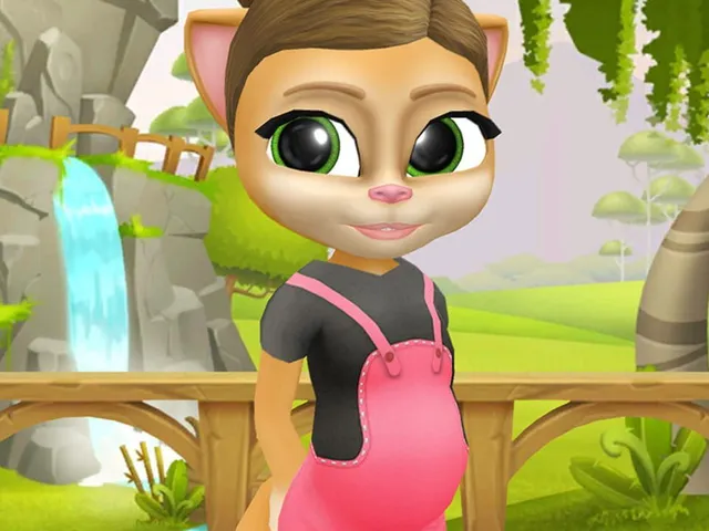 Pregnant Talking Cat Emma