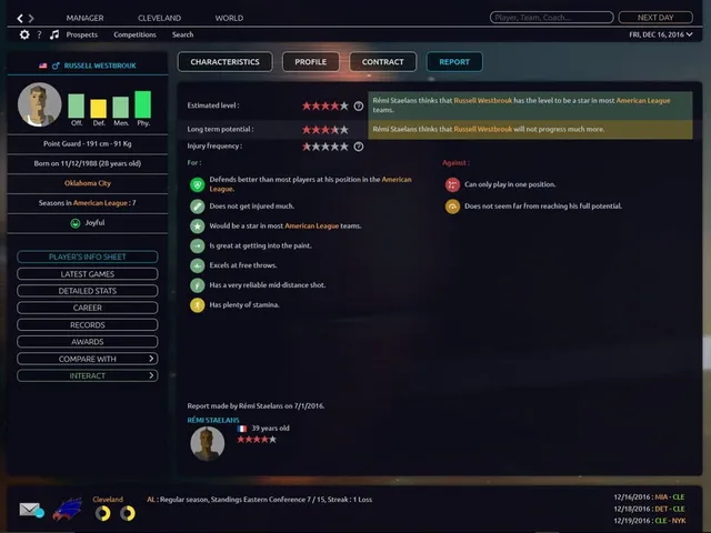 Pro Basketball Manager 2017