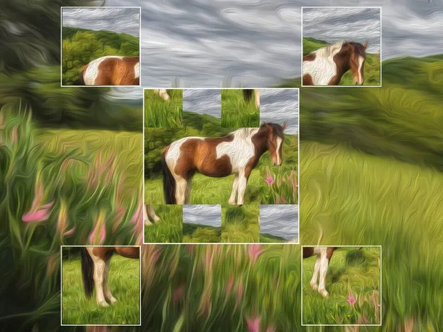 Puzzle Art: Horses