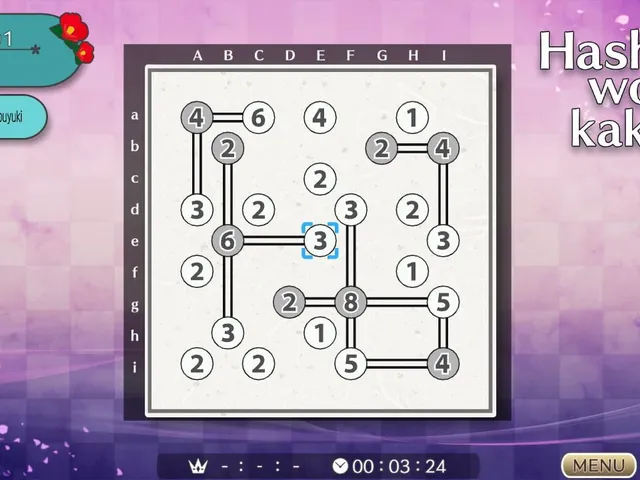 Puzzle by Nikoli S Hashiwokakero