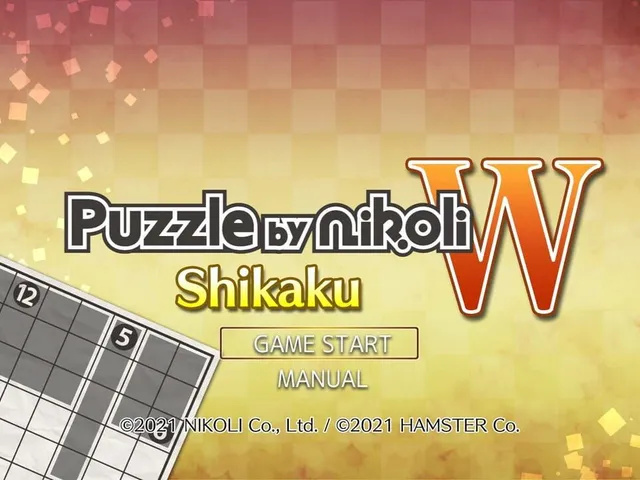 Puzzle by Nikoli W Shikaku