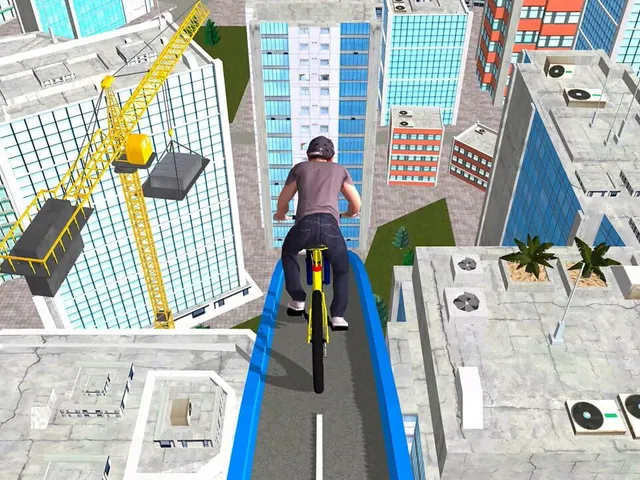 Ramp Bike Jumping